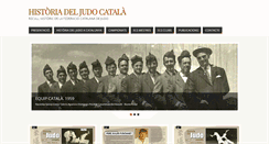 Desktop Screenshot of historiajudocatala.com